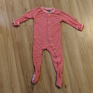 Kickee pants footie jammies 6-9mo worn once